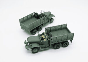 3D baskı savaş kamyonu kit kartı montajlı askeri araç modeli